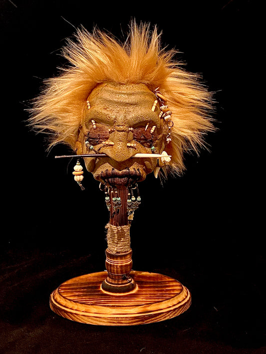 Porcupine Quill Nose Shrunken Head