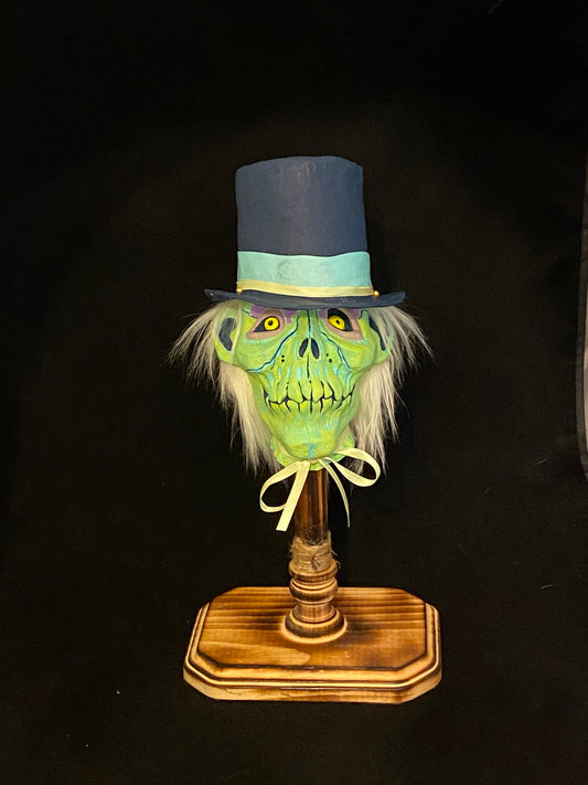 Blue Hat Hatbox Ghost Shrunke Head